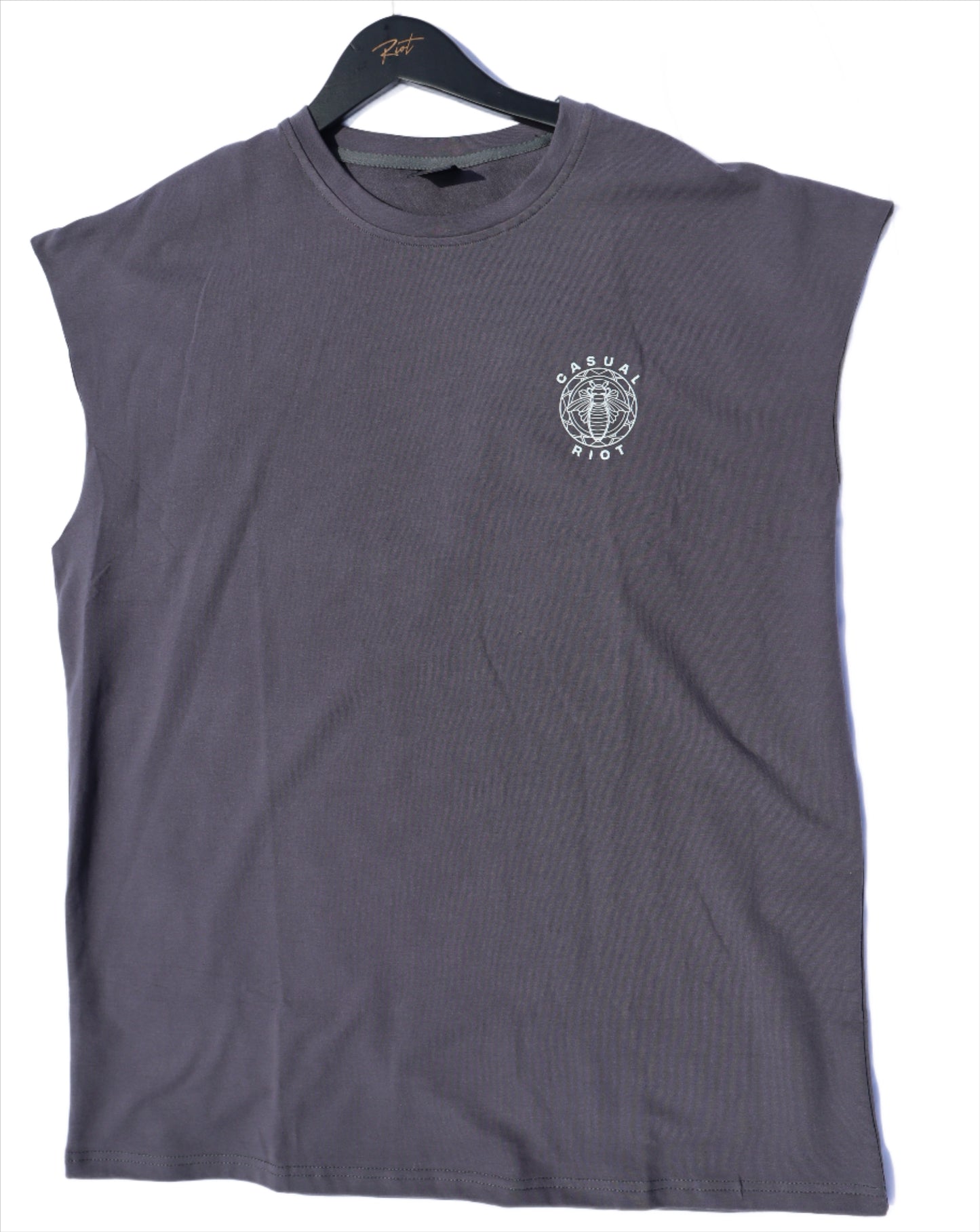 SOFTEST MUSCLE TEE- GRAY