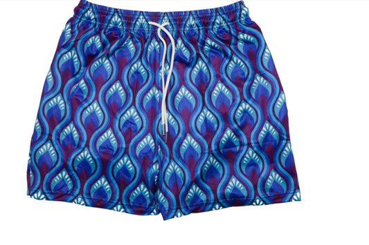 BASE SHORTS- PEACOCK