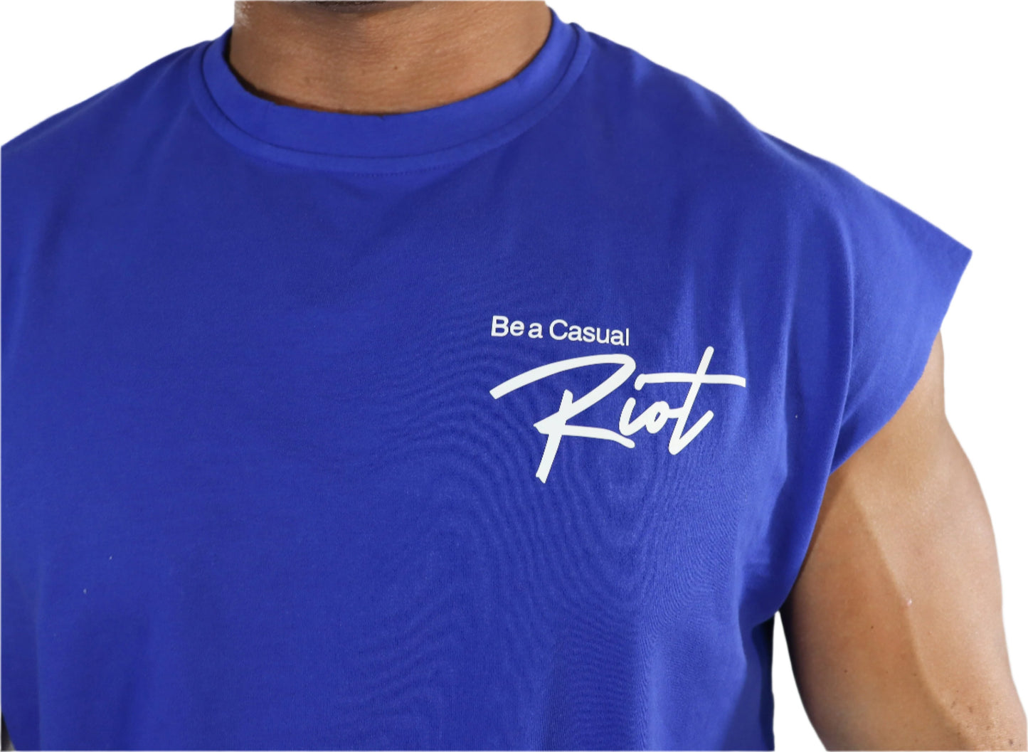 SOFTEST MUSCLE TEE- ROYAL BLUE